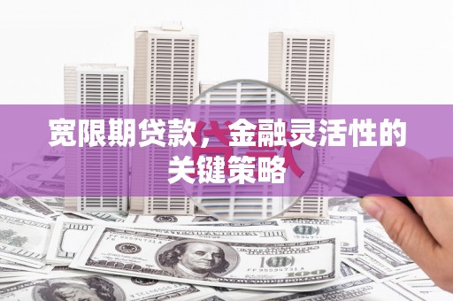 白银宽限期贷款，金融灵活性的关键策略