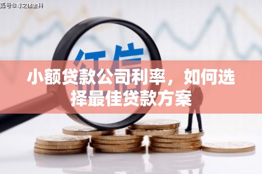 上饶小额贷款公司利率，如何选择最佳贷款方案