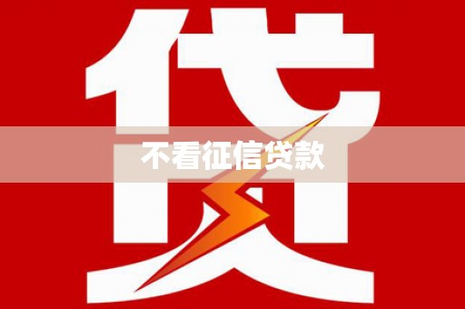 潍坊不看征信贷款