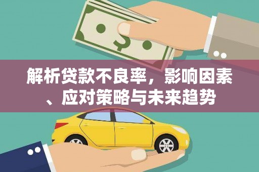 马边解析贷款不良率，影响因素、应对策略与未来趋势