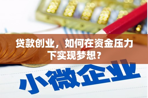 浦江贷款创业，如何在资金压力下实现梦想？