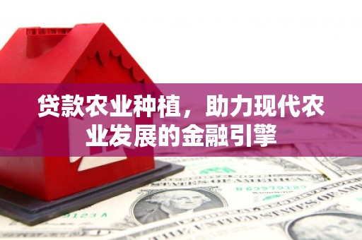 赣县贷款农业种植，助力现代农业发展的金融引擎