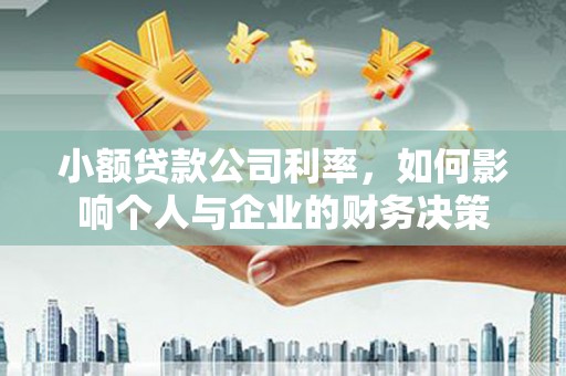 横县小额贷款公司利率，如何影响个人与企业的财务决策