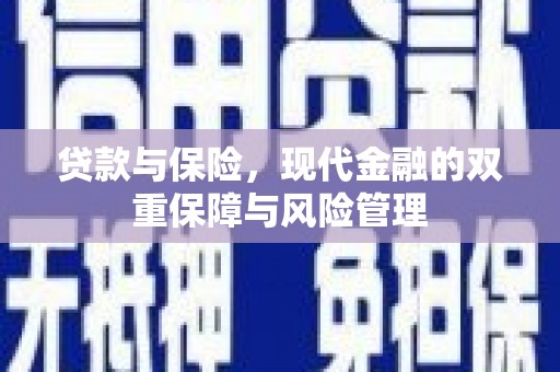 晋宁贷款与保险，现代金融的双重保障与风险管理