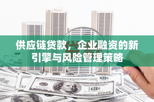 大冶供应链贷款，企业融资的新引擎与风险管理策略