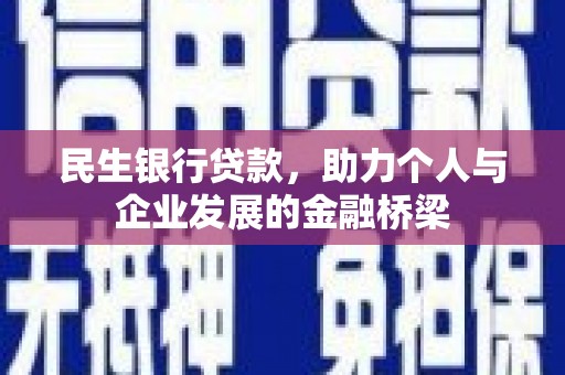 信州民生银行贷款，助力个人与企业发展的金融桥梁
