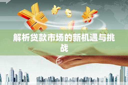 通道解析贷款市场的新机遇与挑战