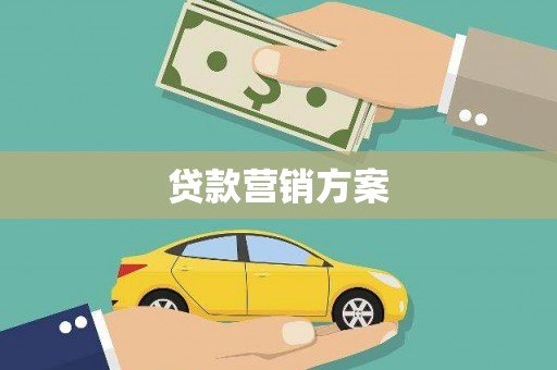 巧家贷款营销方案